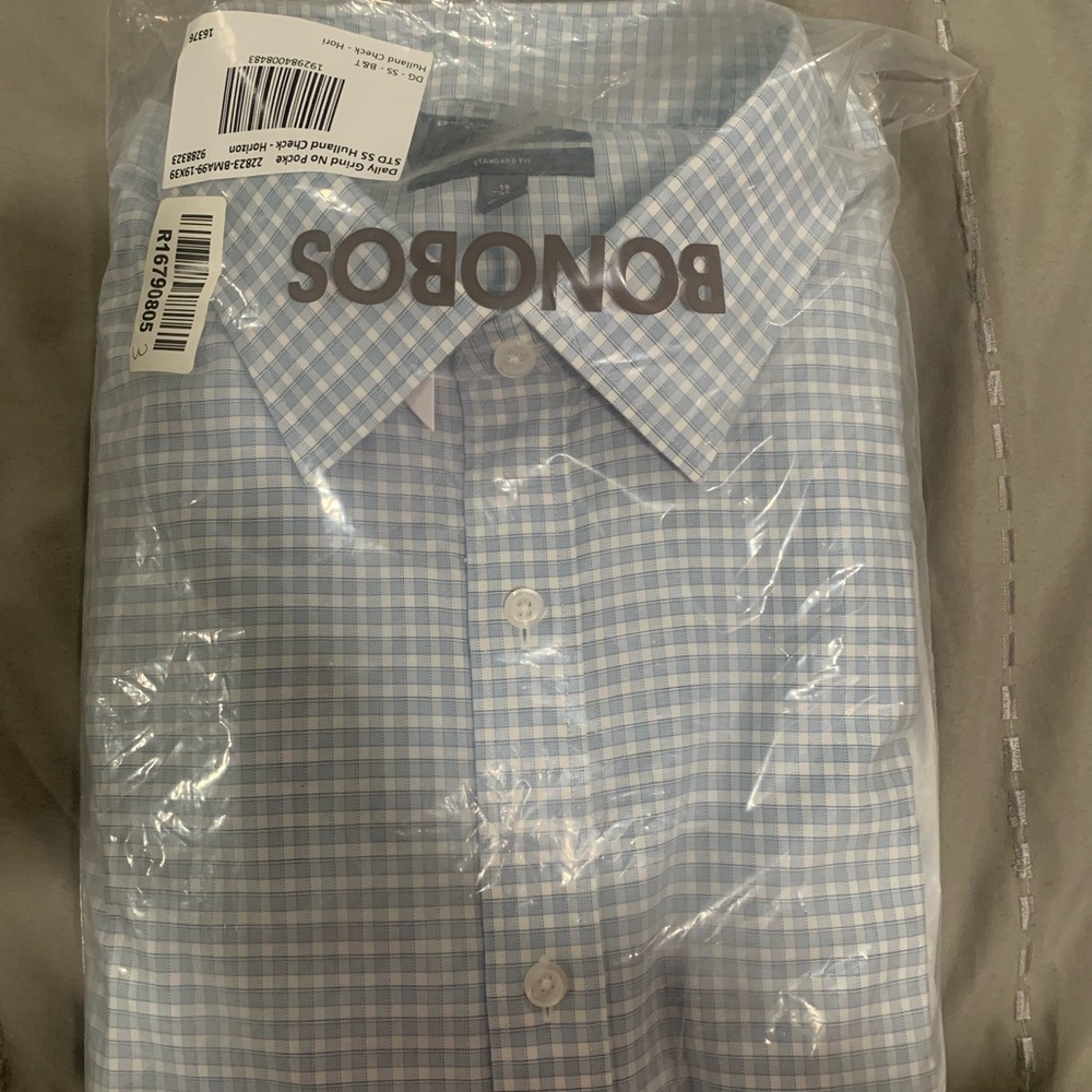 NWT- Bonobos men’s L/S button up shirt- 19/39